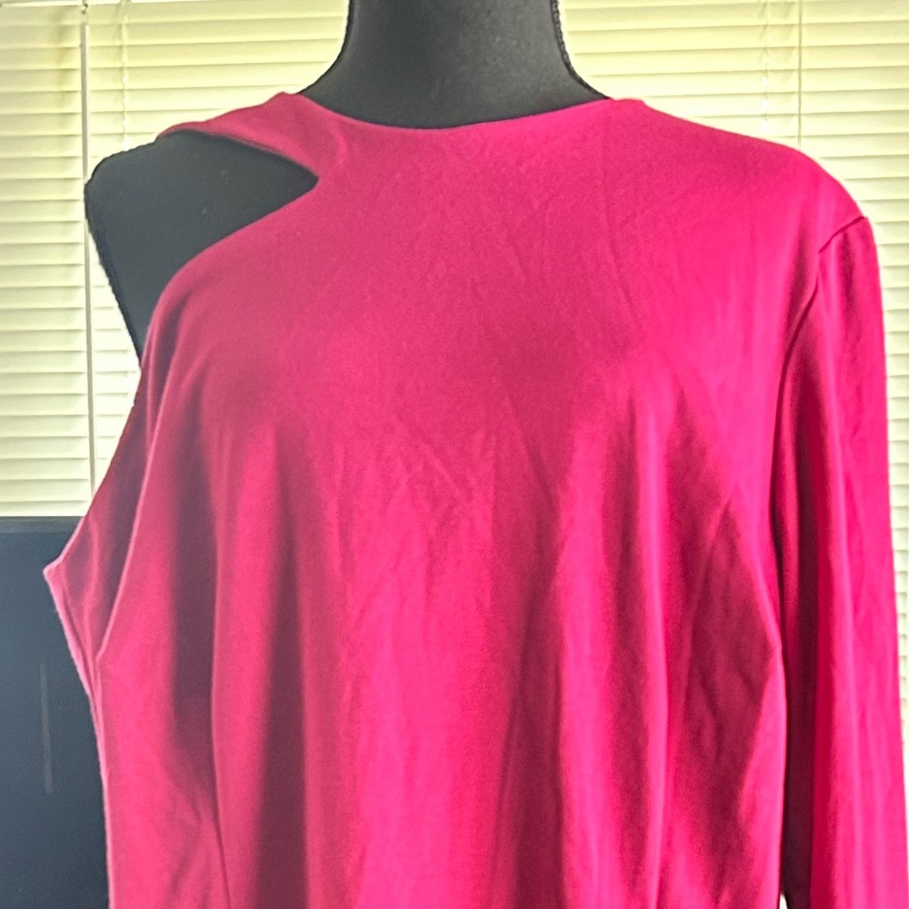 Monif C Raspberry Dress 2x